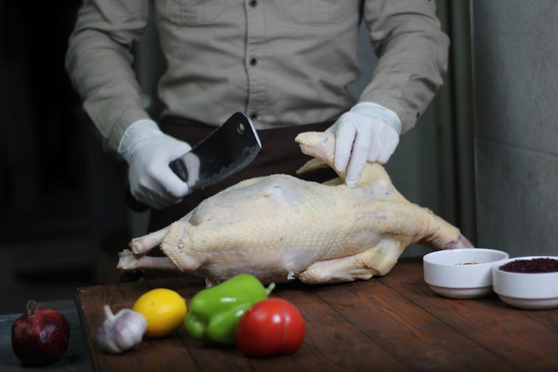 Wing Snob kitchen team preparing fresh wings